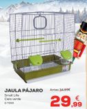 Oferta de Jaula para pájaros por 29,99€ en Kiwoko
