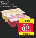 Oferta de Gelatina Milbona por 0,59€ en Lidl