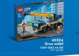 Oferta de LEGO CITY  60324 Grua mòbil COST SOCI 44,15€  PVP 44,99€  por 44,15€ en Abacus