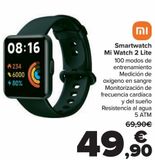 Oferta de Smartwatch Mi Watch 2 Lite  por 49,9€ en Carrefour