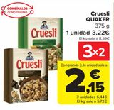 Oferta de Cruesli QUAKER  por 3,22€ en Carrefour