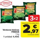 Oferta de Verduras básicas FINDUS por 4,45€ en Carrefour