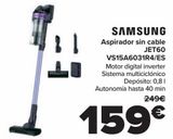 Oferta de SAMSUNG Aspirador sin cable JET60 VS15A6031R4/ES  por 159€ en Carrefour
