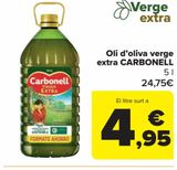 Oferta de Aceite de oliva Virgen Extra CARBONELL por 24,75€ en Carrefour