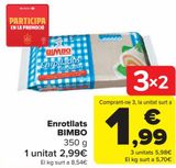 Oferta de Enrollados BIMBO por 2,99€ en Carrefour