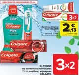 Oferta de En TODOS los dentífricos individuales, cepillos y enjuagues COLGATE  en Carrefour