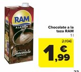 Oferta de Chocolate a la taza RAM por 1,99€ en Carrefour