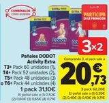 Oferta de Pañales DODOT Activity Extra T3+, T4+, T5+ o T6+ por 31,1€ en Carrefour