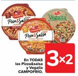 Oferta de En TODAS las Pizza&Salsa y Vegalia CAMPOFRÍO en Carrefour