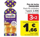 Oferta de Pan de leche PASQUIER  por 2,49€ en Carrefour