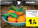 Oferta de Mandarina con hoja Carrefour por 1,79€ en Carrefour