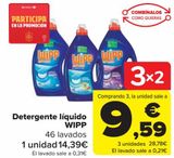 Oferta de Detergente líquido WIPP  por 14,39€ en Carrefour