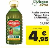 Oferta de Aceite de oliva Virgen Extra CARBONELL por 24,75€ en Carrefour