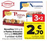 Oferta de Nevaditos o Pastas Artesanas REGLERO por 4,05€ en Carrefour