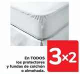 Oferta de En TODOS los protectores y fundas de colchón o almohada  en Carrefour