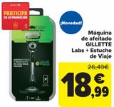 Oferta de Máquina de afeitado GILLETTE Labs + Estuche de Viaje  por 18,99€ en Carrefour