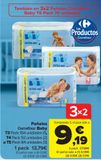 Oferta de Pañales Carrefour Baby T3, T4 o T5  por 13,79€ en Carrefour