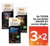 Oferta de En TODOS los chocolates VALOR 0% Azúcares añadidos  en Carrefour