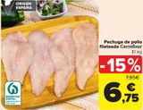 Oferta de Pechuga de pollo fileteada Carrefour  por 6,75€ en Carrefour