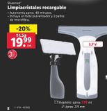 Oferta de Limpiacristales SilverCrest por 19,99€ en Lidl