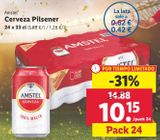 Oferta de Cerveza Amstel por 10,15€ en Lidl