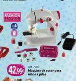 Oferta de Máquina de coser Fashion por 4299€ en Juguetilandia