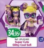 Oferta de 34.95€  Ref. UPU02400  Super Cute  Glitzy Cool Sofi  +4  AROS  por 3495€ en Juguetilandia