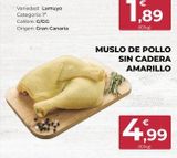 Oferta de Muslos de pollo  en SPAR Gran Canaria