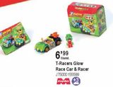 Oferta de T-RACERS GLOW RACE CAR & RACER por 6,99€ en Juguetoon