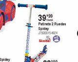 Oferta de Patinete Spiderman por 39,99€ en Juguetoon