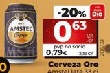Oferta de Cerveza Amstel por 0,79€ en Dia Market