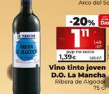 Oferta de VINO TINTO JOVEN D.O. LA MANCHA por 1,11€ en Maxi Dia