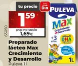 Oferta de PREPARADO LACTEO MAX CRECIMIENTO Y DESARROLLO por 1,59€ en Maxi Dia