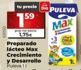 Oferta de PREPARADO LACTEO MAX CRECIMIENTO Y DESARROLLO por 1,59€ en Maxi Dia