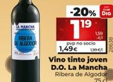 Oferta de VINO TINTO JOVEN D.O. LA MANCHA por 1,19€ en Maxi Dia