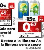 Oferta de NESTEA A LA LIMONA / A LA LLIMONA SENSE SUCRE por 0,67€ en Maxi Dia