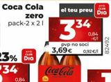 Oferta de COCA COLA ZERO por 3,34€ en Maxi Dia