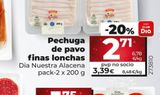 Oferta de Pechuga de pavo Dia por 3,4€ en La Plaza de DIA