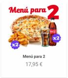 Oferta de Coca-Cola Coca-Cola por 17,95€ en Telepizza