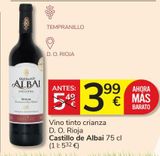 Oferta de Vino tinto Castillo de Albai por 3,99€ en Consum