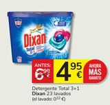 Oferta de Detergente en cápsulas Dixan por 4,95€ en Consum