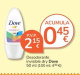 Oferta de Desodorante Dove por 2,15€ en Consum