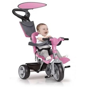 Oferta de Triciclo Infantil Rosa Baby Plus Music por 80,74€ en Juguetoon