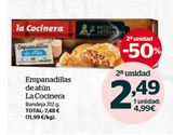 Oferta de Empanadillas de atún La Cocinera por 4,99€ en La Sirena