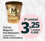 Oferta de Tarrina de helado por 6,49€ en La Sirena