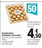 Oferta de Bombones Ferrero Rocher en El Corte Inglés
