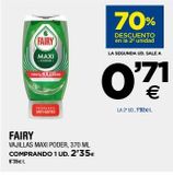 Oferta de Lavavajillas Fairy por 2,35€ en BM Supermercados