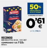 Oferta de Tostadas Recondo por 1,22€ en BM Supermercados