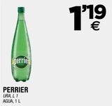 Oferta de Agua con gas Perrier por 1,19€ en BM Supermercados