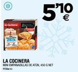 Oferta de Empanadillas de atún La Cocinera por 5,1€ en BM Supermercados